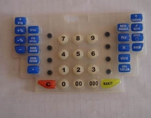 Silicone Keypads with Epoxy Calculator